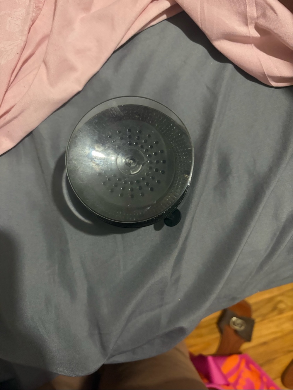 Compact Black Portable Bluetooth Speaker with Suction Mount
